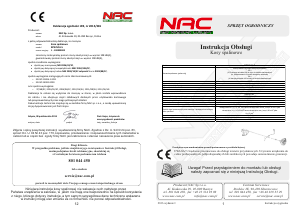 Instrukcja NAC BP325CA-S Wycinarka do krzaków