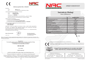 Instrukcja NAC BP1494-517-20TO Wycinarka do krzaków