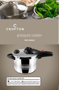 Manual Crofton 91704 Pressure Cooker