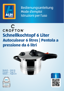 Manuale Crofton 92528 Pentola a pressione