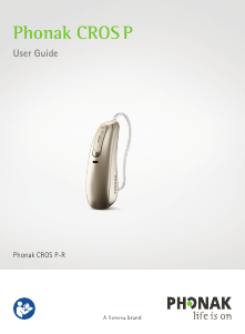 Manual Phonak CROS P-R Hearing Aid