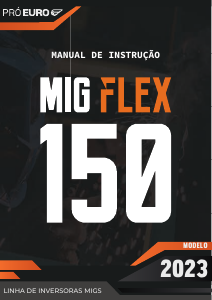 Manual Pró Euro MIG 150 Flex Aparelho de soldar
