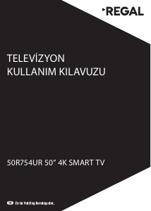 Kullanım kılavuzu Regal 50R754UR LED televizyon