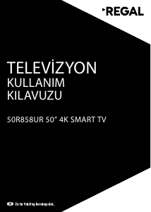 Kullanım kılavuzu Regal 50R858UR LED televizyon