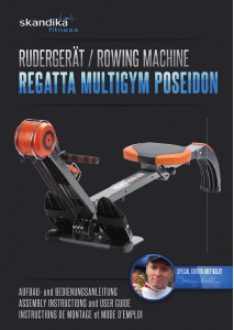 Manual Skandika SF-1150 Regatta Multi Gym Poseidon Rowing Machine