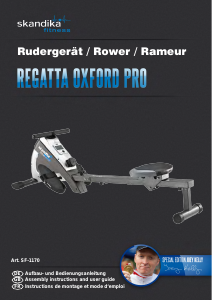 Manual Skandika SF-1170 Regatta Oxford Pro Rowing Machine