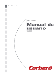 Manual de uso Corberó CLA 1037 W Lavadora