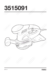 Handleiding VonHaus 3515091 Excentrische schuurmachine