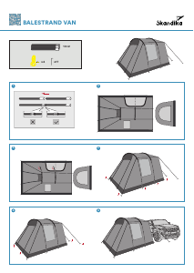 Manuale Skandika Balestrand Van Tenda