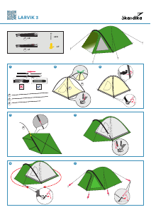 Handleiding Skandika Larvik 3 Tent