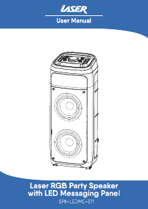 Manual Laser SPK-LEDME-371 Speaker