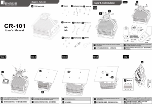 Manual Jonsbo CR-101 CPU Cooler