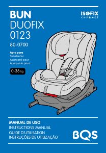 Manual BQS BUN DUOFIX 0123 Cadeira auto