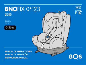 Manual BQS BNO FIX 0123 Car Seat