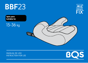 Manual de uso BQS BBF 23 Asiento para bebé