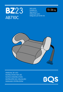 Manual de uso BQS BZ 23 Asiento para bebé