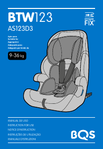 Manual de uso BQS BTW 123 Asiento para bebé