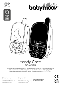 كتيب Babymoov A014304 Handy Care جهاز مراقبة الأطفال