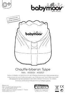 Manual Babymoov A002027 Tulipe Bottle Warmer