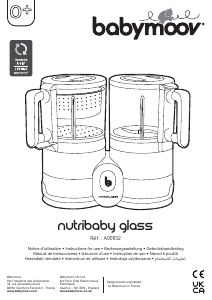 Bedienungsanleitung Babymoov A001132 Nutribaby Glass Küchenmaschine