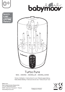 Mode d’emploi Babymoov A003106 Turbo Pure Stérilisateur