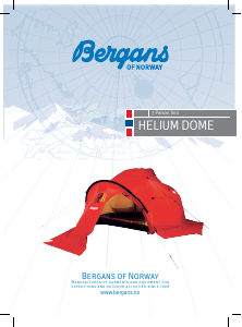 Bruksanvisning Bergans Helium Dome Telt