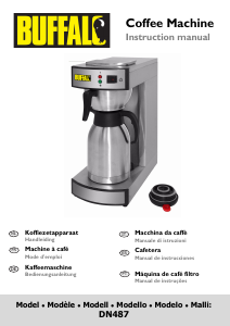Manual Buffalo DN487 Coffee Machine