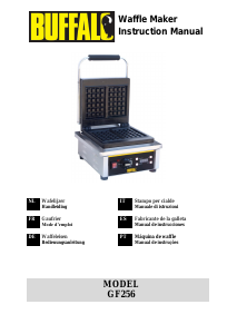 Manuale Buffalo GF256 Macchina per waffle