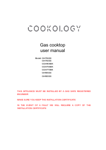 Handleiding Cookology GGH905BK Kookplaat