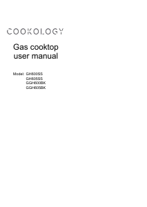 Handleiding Cookology GH605SS Kookplaat