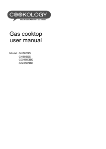 Handleiding Cookology GGH605BK Kookplaat