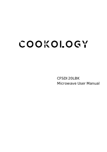 Manual Cookology CFSDI20LBK Microwave