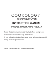 Manual Cookology BM20LNB Microwave