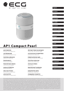 Návod ECG AP1 Compact Pearl Čistička vzduchu