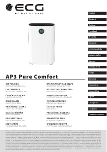 Εγχειρίδιο ECG AP3 Pure Comfort Καθαριστής αέρα