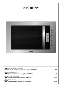 Manual Zelmer ZKM 2501EN Microwave