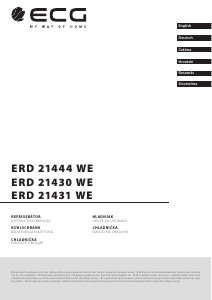 Priručnik ECG ERD 21431 WE Frižider – zamrzivač