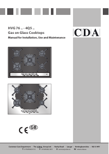 Handleiding CDA 4Q5SS Kookplaat