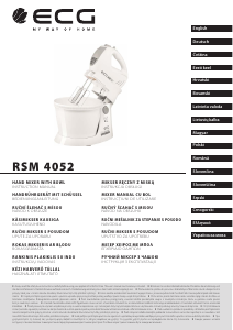 Bedienungsanleitung ECG RSM 4052 Handmixer