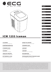 Εγχειρίδιο ECG ICM 1253 Iceman Παγομηχανή