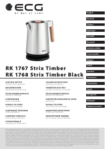 Használati útmutató ECG RK 1767 Strix Timber Vízforraló