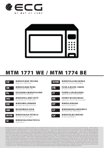 Manuál ECG MTM 1774 BE Mikrovlnná trouba