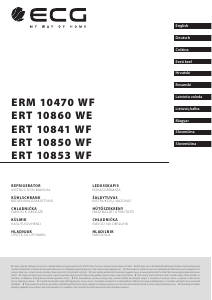 Bedienungsanleitung ECG ERT 10860 WE Kühlschrank