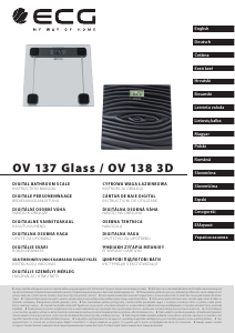 Használati útmutató ECG OV 137 Glass Mérleg