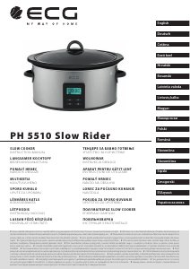 Használati útmutató ECG PH 5510 Slow Rider Lassú főzőedény