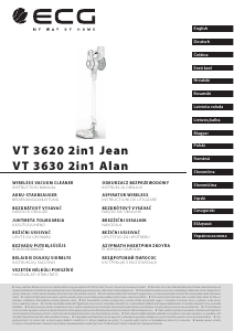 Посібник ECG VT 3630 2in1 Alan Пилосос