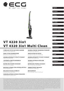 Rokasgrāmata ECG VT 4320 3in1 Multi Clean Putekļu sūcējs