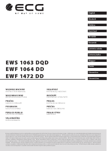 Návod ECG EWS 1063 DQD Práčka