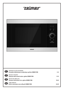 Manual Zelmer ZKM 2511EN Microwave