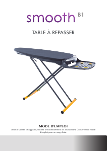 Mode d’emploi Euroflex Smooth B1 Table à repasser